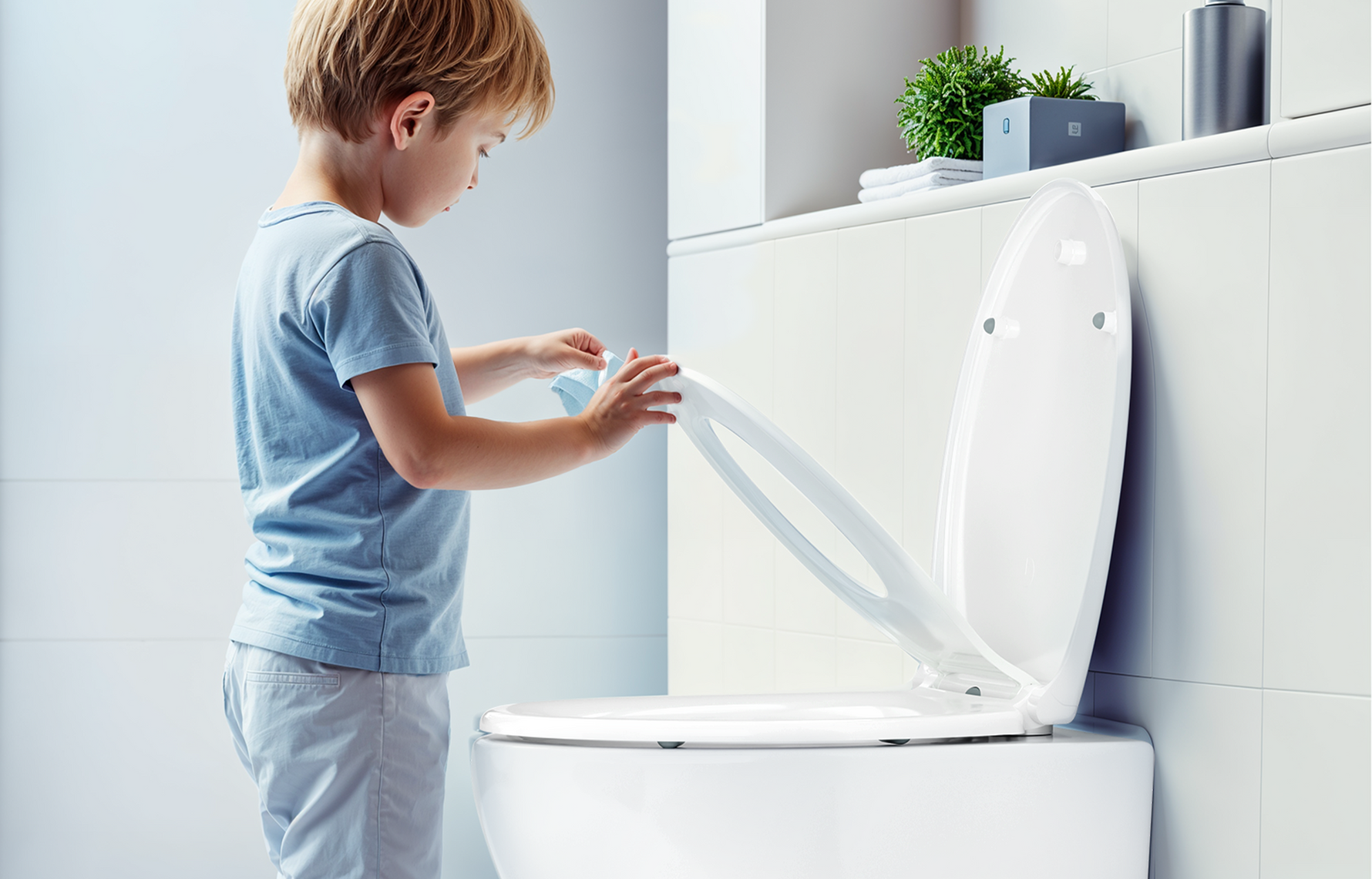 3D Toilettendeckel für die Familie
